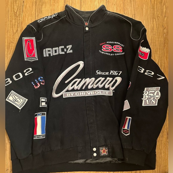Camaro Racing Cotton Twill Varsity Jacket - Main Image